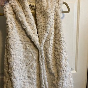Dylan faux fur vest